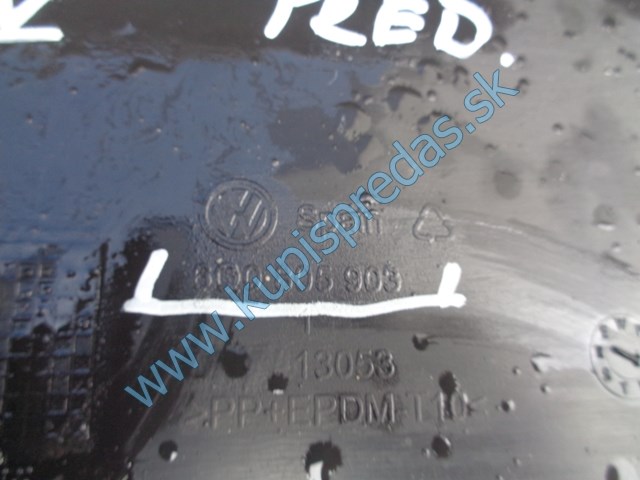 predný spoiler nárazníka na vw volkswagen polo, 6Q0805903